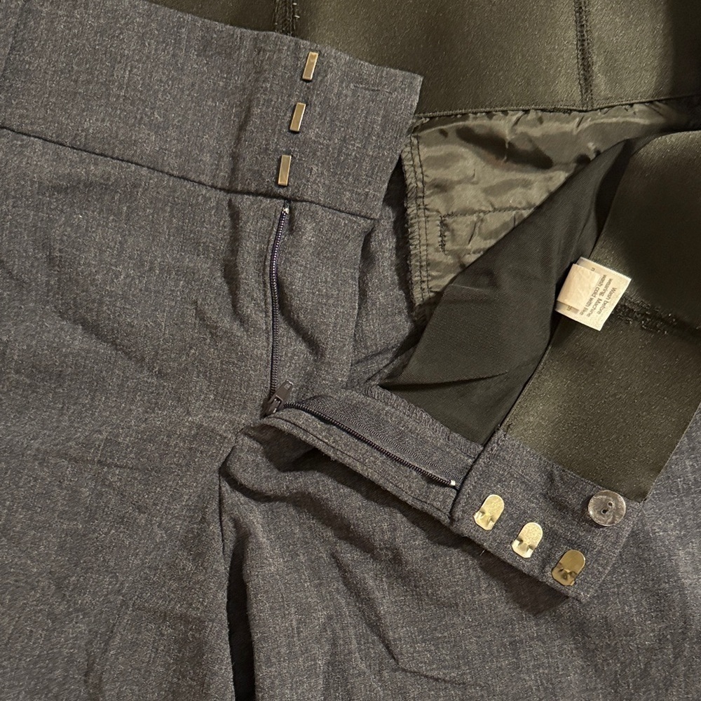 Nine West Navy Heathered Boot Cut Pants, Size 18 - Picture 5 of 9